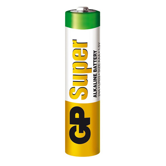 Батарейки міні-пальчик AAA (LR03) GP Super Alkaline 1.5V Алкалінова (1 шт.)