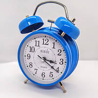 Залізний Будильник синій 16 см.