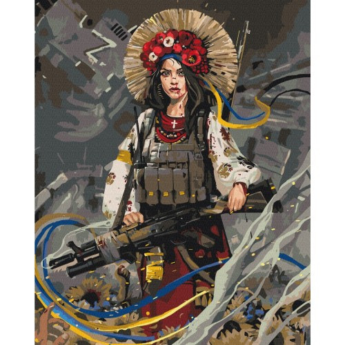 Картини за номерами 40×50. На захисті свободи © Станіслав Лунін Brushme