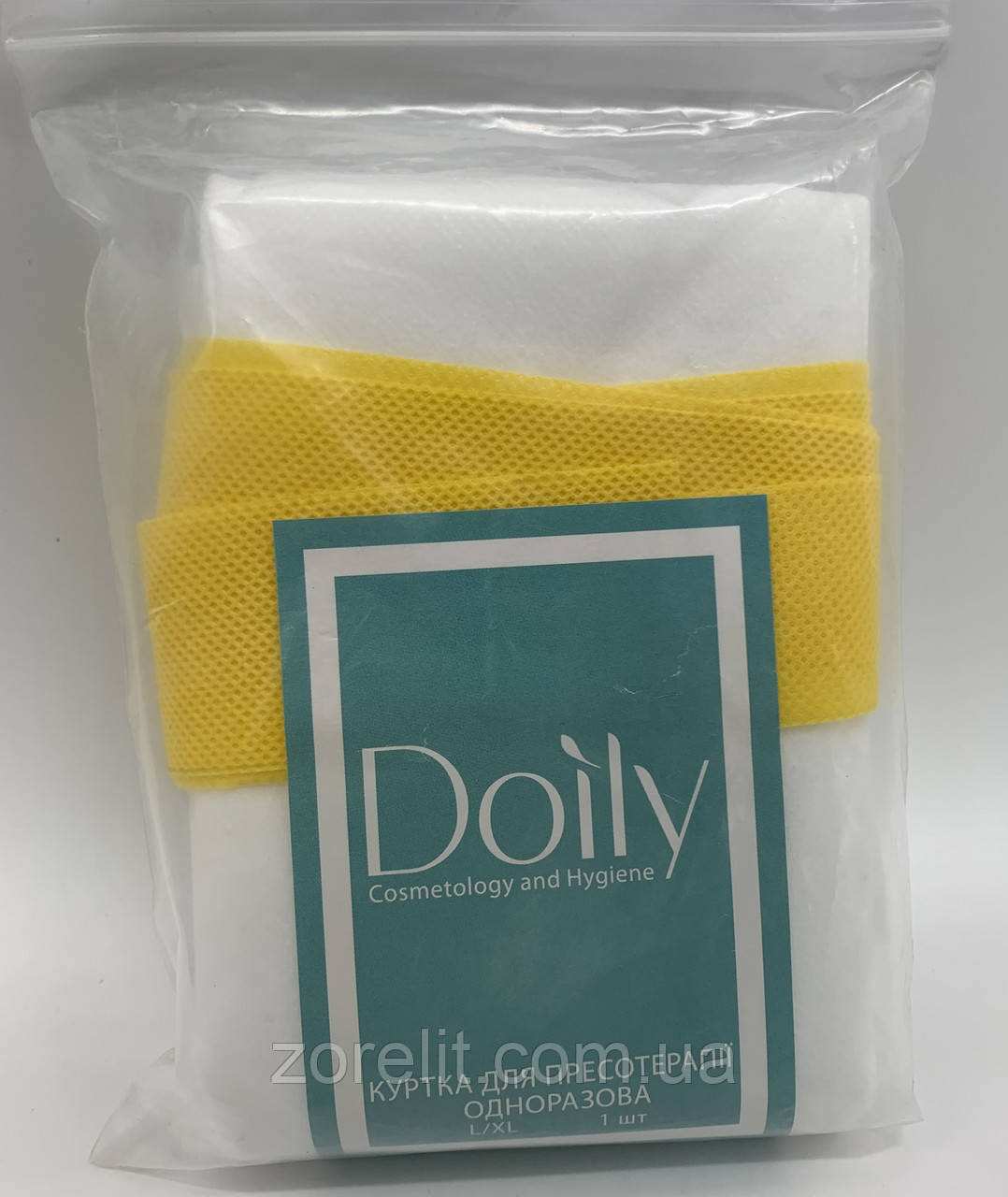Куртка для пресотерапії одноразова Doily 1шт/уп. Біла/Синя/Зелена