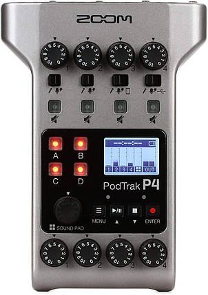 Автономний рекордер Zoom PodTrak P4, фото 1