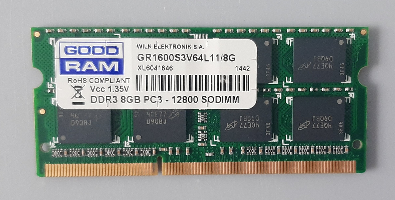 Модуль пам'яті SODIM DDR3 8Gb 1333 BУ