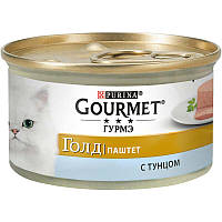 Gourmet Gold (Гурмэ Голд) консервы для кошек паштет с тунцом 85г*24шт