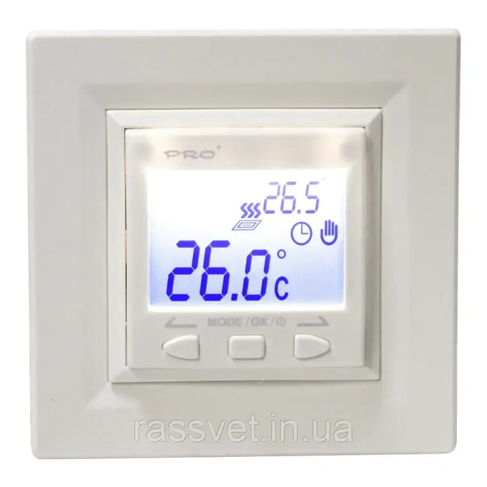 Підтримка теплої підлоги програмована VEGA 070 Білий