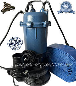 Фекальний насос FORWATER  2.5 кВт з ножем + шланг 25 м (комплект) гарантія 3 роки