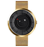 Наручные классические часы Skmei 9174 золотистые