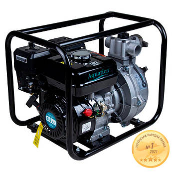 Мотопомпа 7.5л.с. Hmax 70 м Qmax 35 м3/рік (4-тактний) AQUATICA (772535)