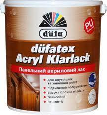 Аквалак панельний матовий 2.5 л düfatex Acryl Klarlack Matt