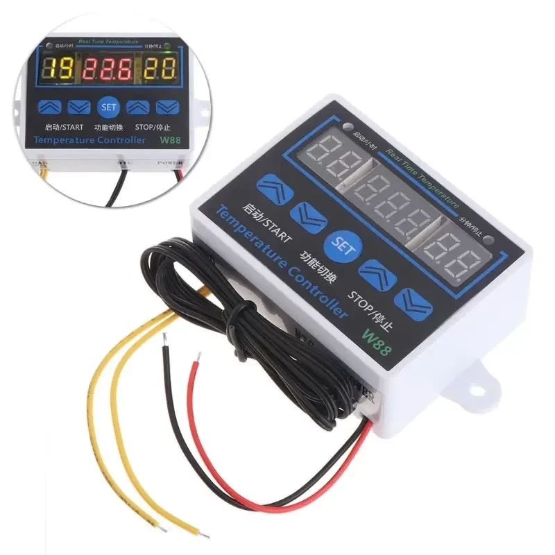 Термегулятор з датчиком XH-W1411, 220В, 10А, - 55~120oC
