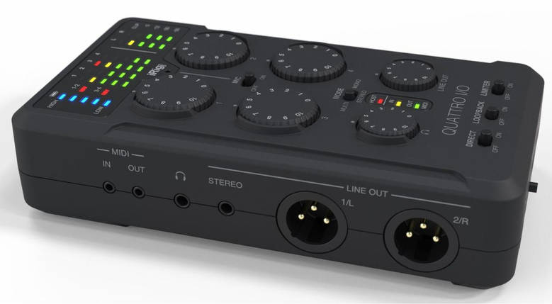 Компактний звуковий USB інтерфейс IK Multimedia iRig Pro Quattro I/O, фото 1