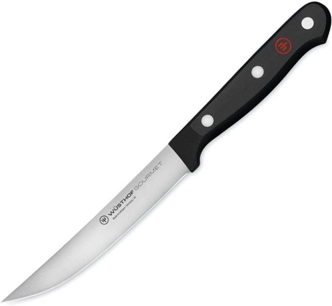 Ніж для стейка Wüsthof Gourmet 12 см чорний