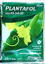 Плантафол + NPK 10-54-10, 25 г, добриво для цвітіння й бутонізації, (Valagro, Plantafol)