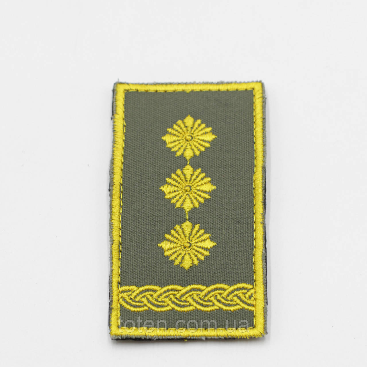 Погон Полковник ЗСУ (ЗСУ) 5х10 см, армійський шеврон Оліва/Піксель, військові погони на липучках