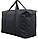 Сумка велика баул для зберігання міцна поліестер 100 літрів 80х26х46 см чорна (C4628A-100), фото 2