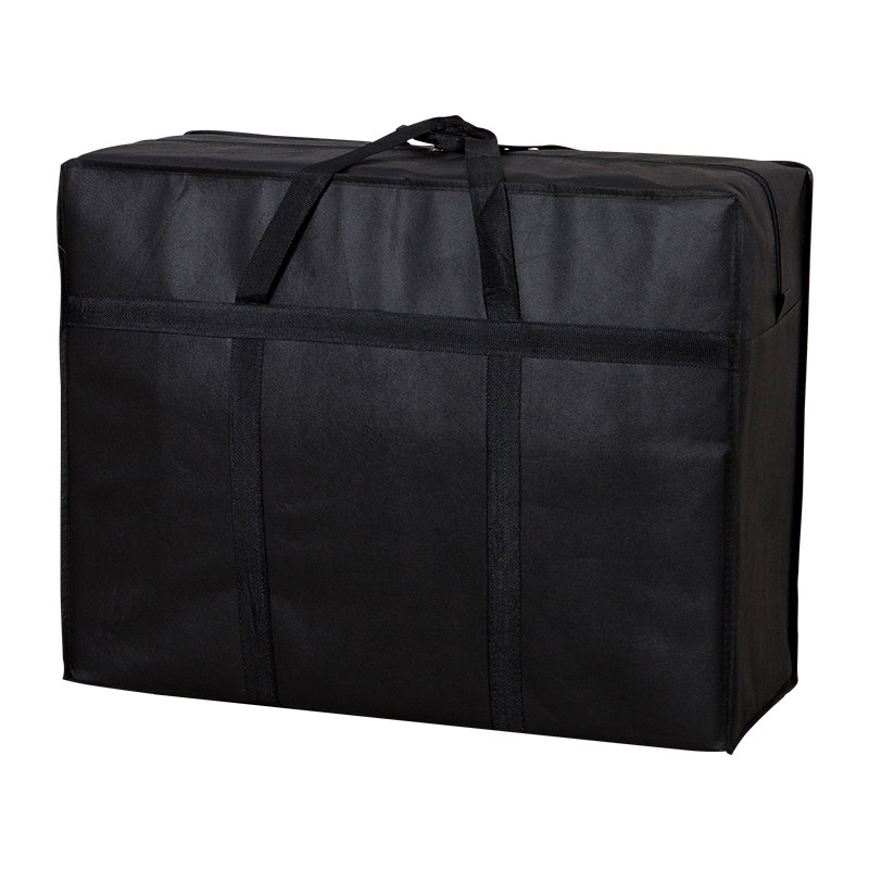 Сумка велика баул для зберігання міцна поліестер 100 літрів 80х26х46 см чорна (C4628A-100), фото 1