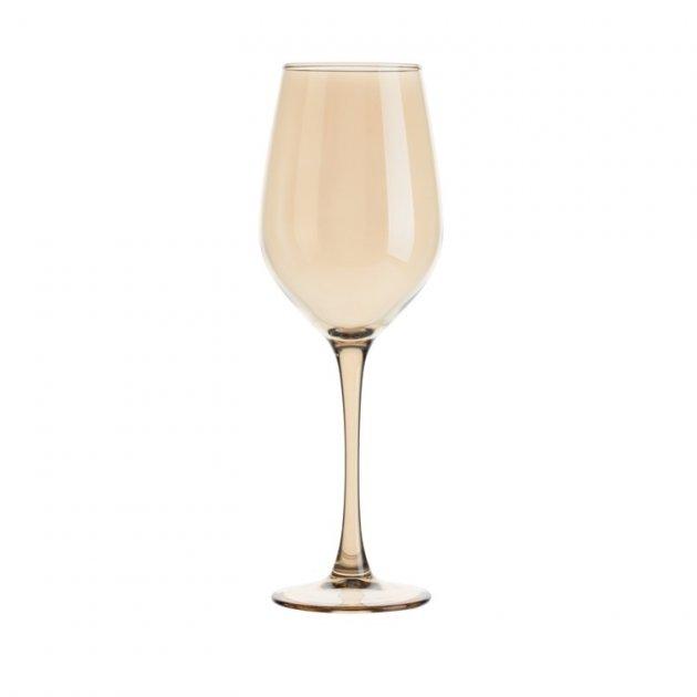 Набір келихів для вина Luminarc Golden Honey 350 мл 4 шт золотий