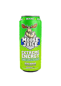 Енергетик Muscle Moose Juice Extreme Energy Green Apple Без цукру 500ml