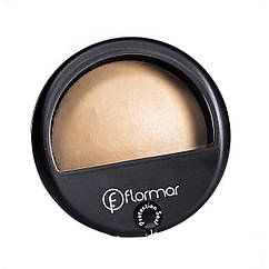 Пудра для обличчя запечена Flormar Baked Terracota Powder № 30 Matte beige Матова бежево-кремова