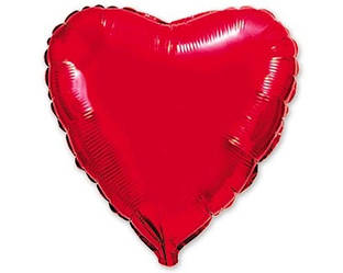 Фольгована куля міні Flexmetal Серце Червоне
