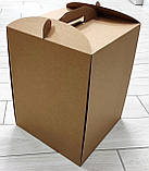 Тортова коробка з целюлозного картону 300*300*400, фото 2