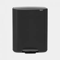 Бак для сміття Brabantia Bo 2x30 л чорний