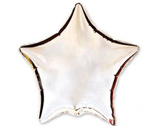 Фольгована куля міні Flexmetal Зірка Срібло 9'