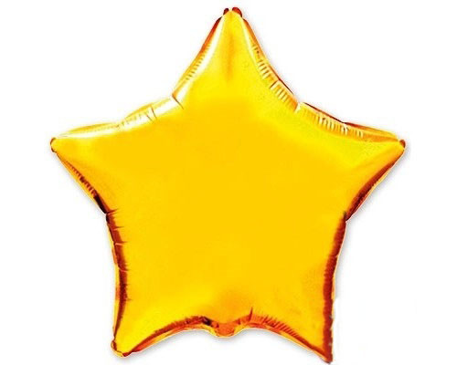 Фольгована куля міні Flexmetal Зірка Золото 9', фото 1