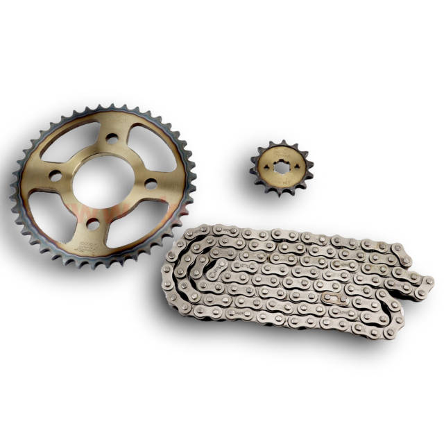 Ꮚ• ·̫ •̥Ꮚᰔ Зірка задня 428 42Т передня 14T ланцюг 428H 122L BAJAJ BOXER