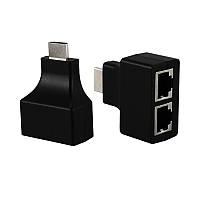 Подовжувач HDMI по RJ45 витій парі пасивний, до 30м