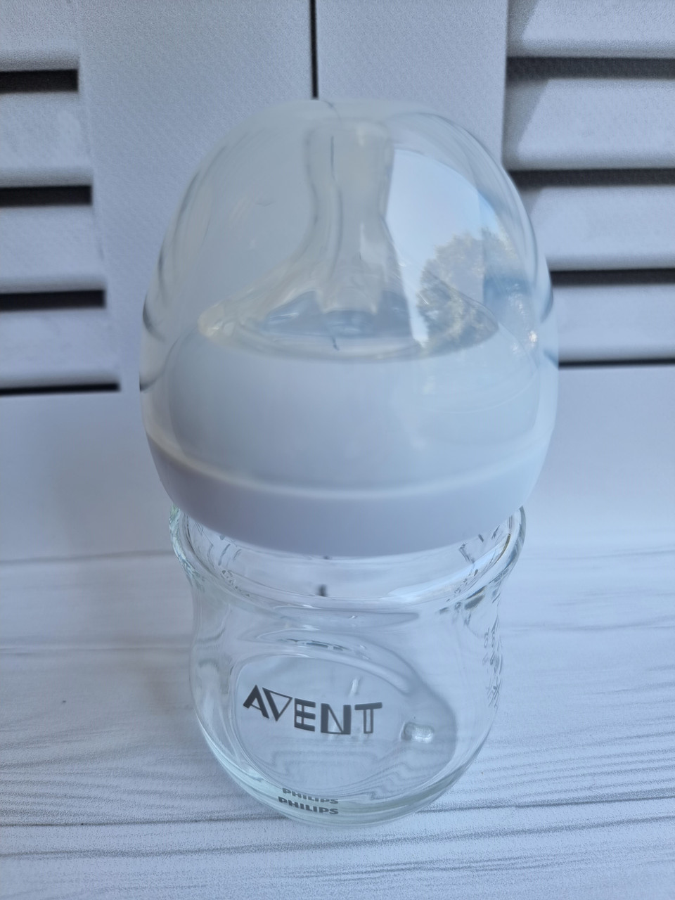 Пляшка скляна для годування немовлят Philips Avent Natural 120 мл 0+ міс