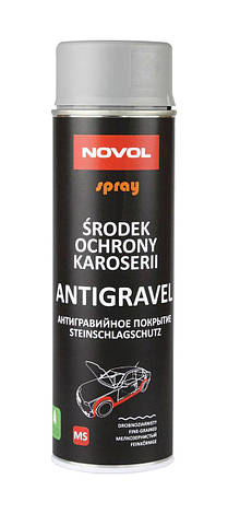 Гравітекс (антигравій) аерозольний сірий Novol SPRAY 500мл, фото 1