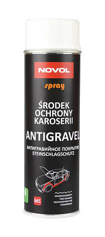 Гравітекс (антигравій) аерозольний білий Novol SPRAY 500мл, фото 1