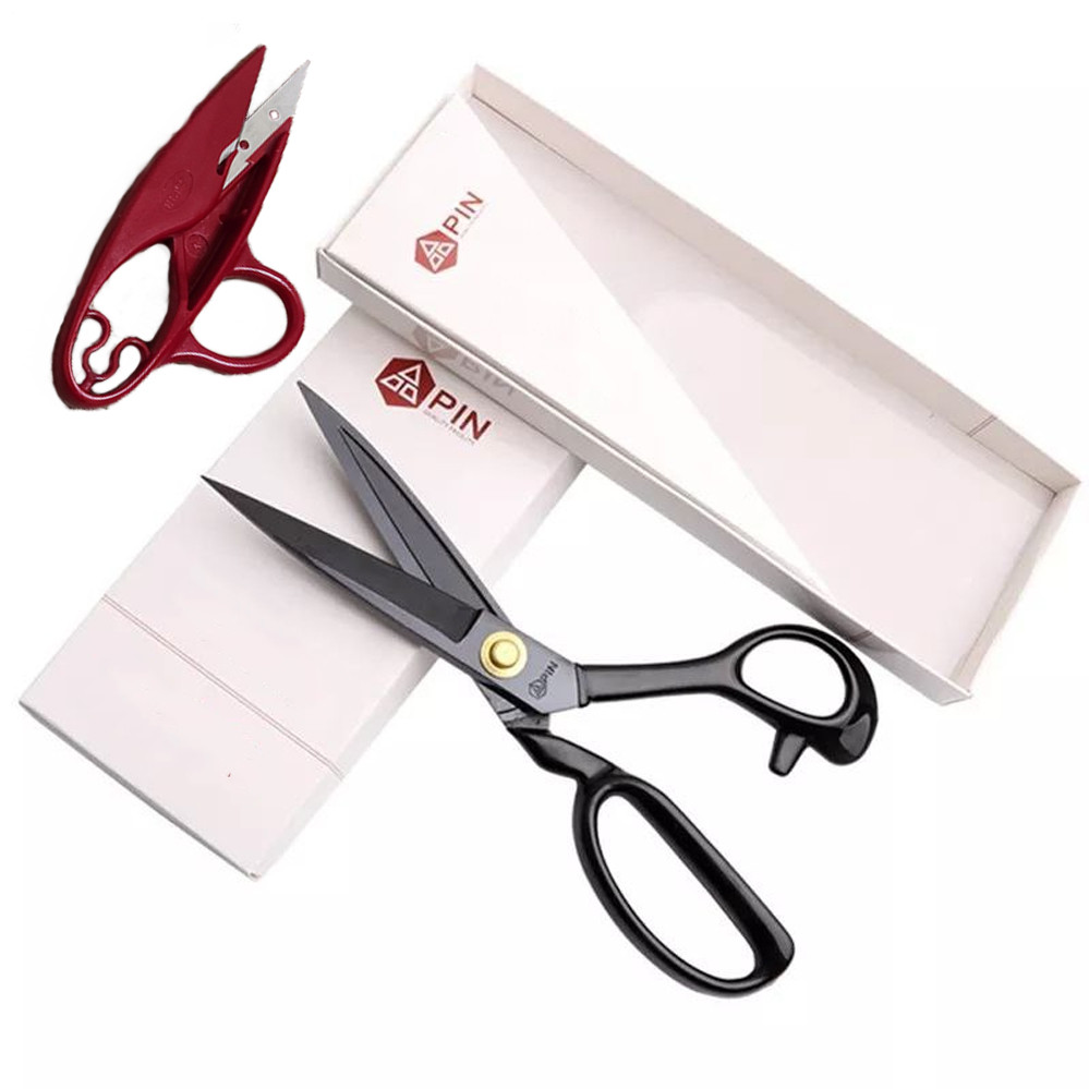 Ножиці портновські Pin у наборі з маленькими для обрізання ниток закрійні професійний набір ножиць - фото 1 - id-p1661248909