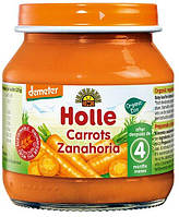 Детское питание "Морковь" пюре органическое (с 4 месяцев) 125г, Holle