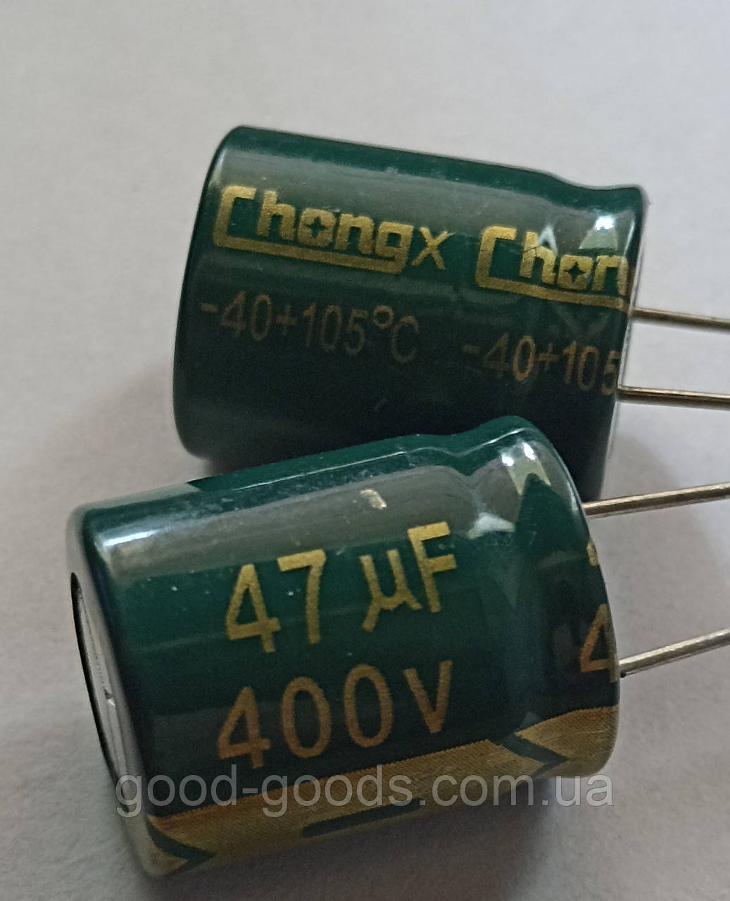 Конденсатор 47uF 400V 47мкФ 400В 16X20 мм, ціна 18 грн — Prom.ua (ID ...