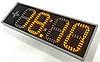 Світлодіодні жовті годинник-календар 750х250мм, фото 5