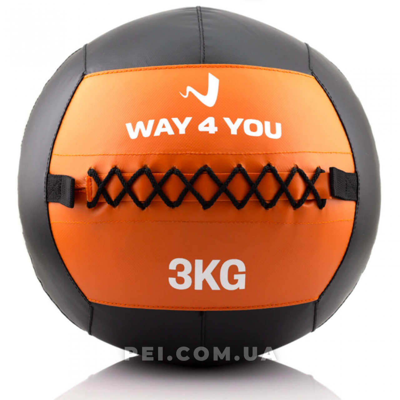Набивний м'яч (медбол) Way4you 3кг FW3035