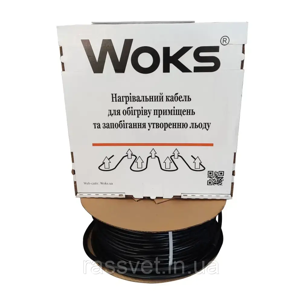 WOKS-30T секцій двожирний кабель 1687 Вт 55 м