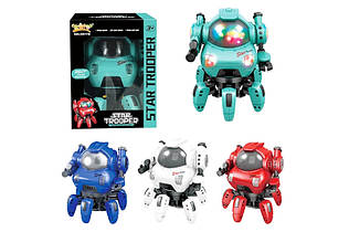 Робот-павук 5917B машина на батарейках з музикою та світлом