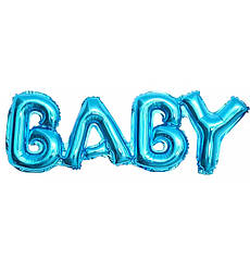 Повітряні кульки "Baby blue", розмір - 80*30 см
