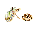 Брошка Xuping колір 18K із кристалами Swarovski "Лебідь із кристалами Vitrail Light", фото 4