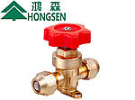 Запірний вентиль HONGSEN KM-5/8 SAE, фото 3