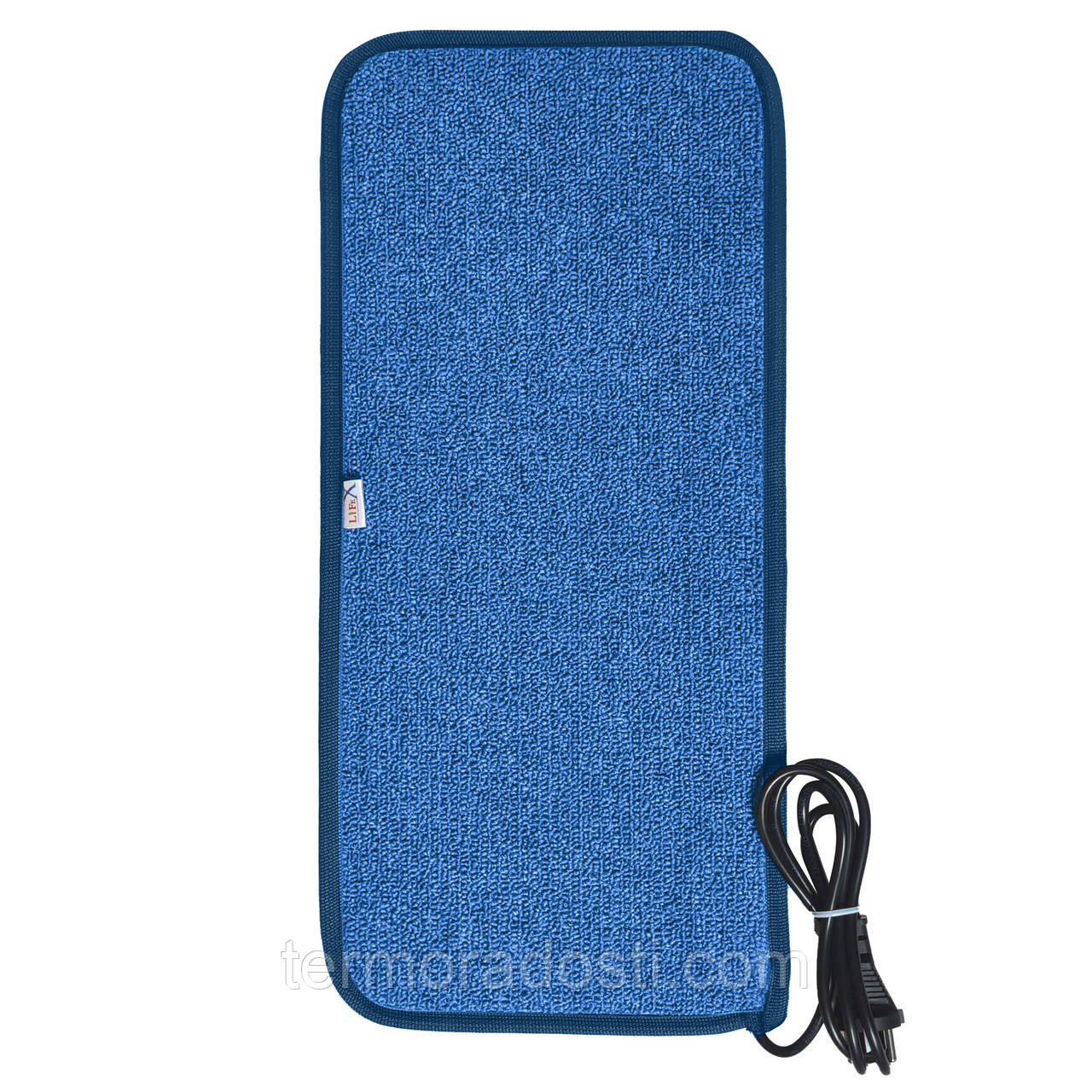 Теплий килимок з підігрівом LIFEX WC 50x20 Синій | Електрокилимок для ніг Warm Carpet