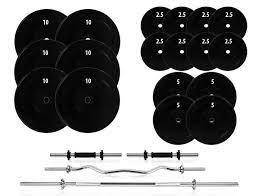 Набір штанга + гантелі розбірні 119 кг для прокачування рук, набір для біцепсів і трицепсів (NEOS)