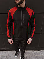 Мужская осенняя-весенняя куртка ветровка красная-черная Intruder SoftShell Lite 'iForce'
