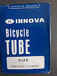 Камера велосипедна 700X19/23C F/V (FRENCH VALVE) 48 MM PRESTA INNOVA, фото 3