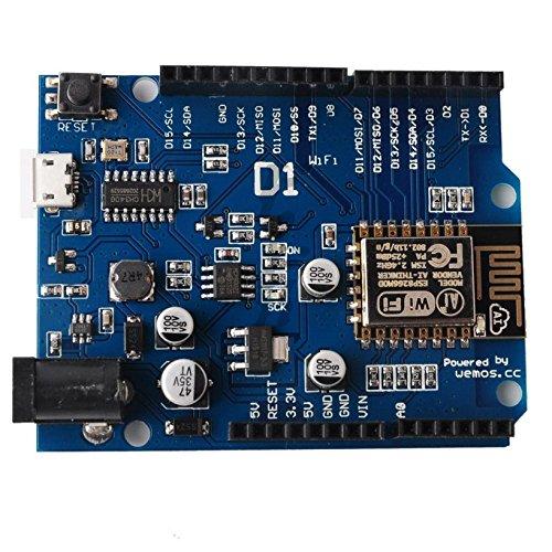 Плата типа Arduino UNO, WIFI ESP8266, micro USB, (WeMos D1, CH340) - фото 1 - id-p1661291662