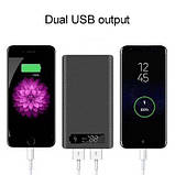 Корпус для зовнішнього акумулятора на 6 АКБ  корпус 6x18650 Power Bank Case Dual USB, фото 3