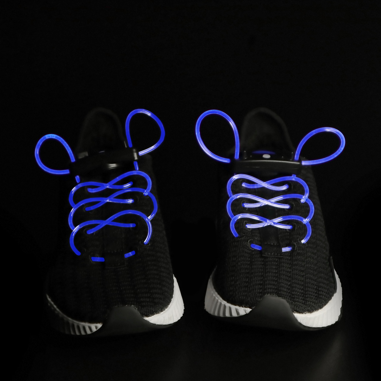 Шнурки з LED підсвічуванням Disco сині (svetshnurblue)