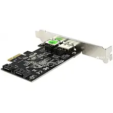 Контролер STLab eSATAIII 6.0Gbps 2 канали (2 зовн.+2 внутр.) PCI-E (A-480)